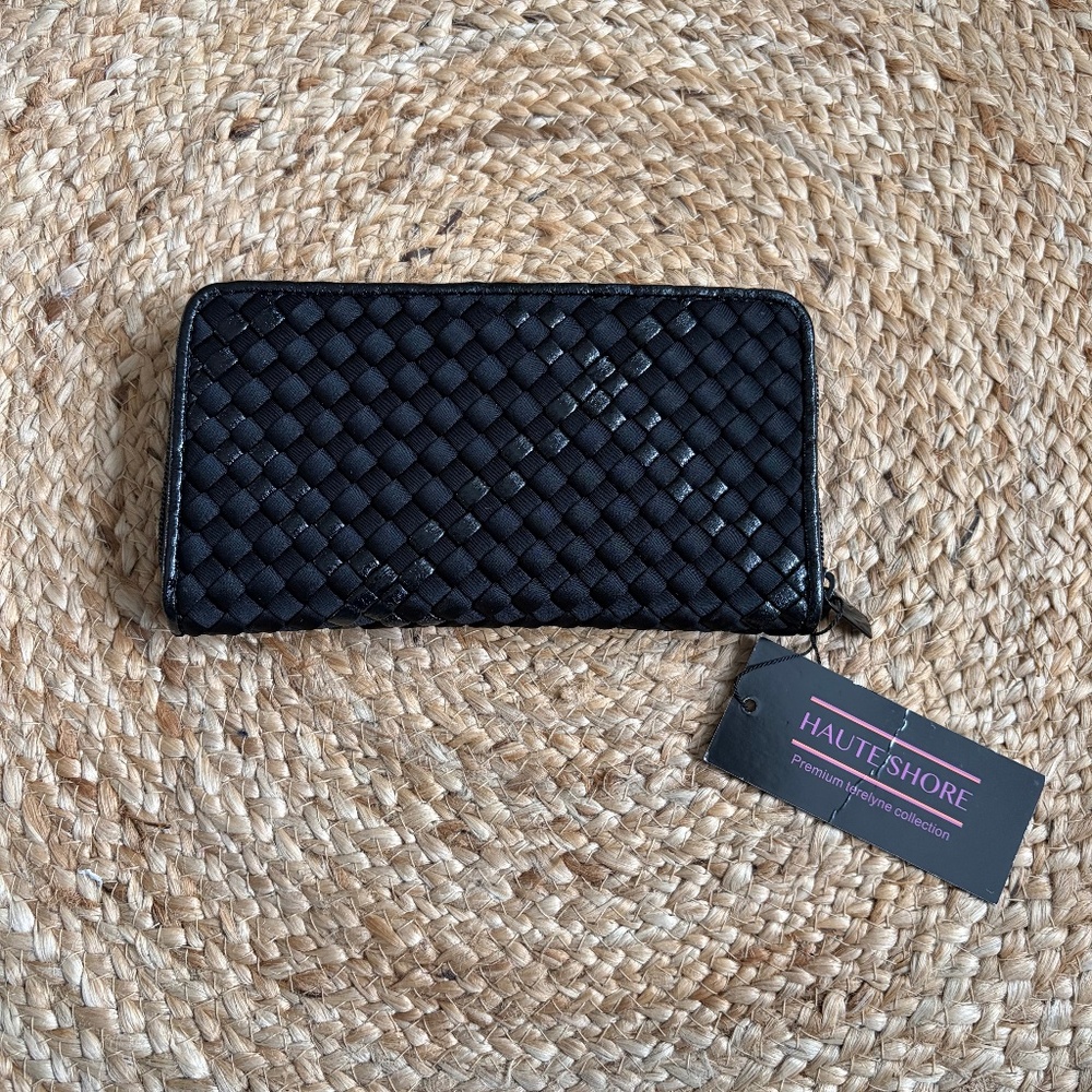 Haute Shore Noir Woven Wallet